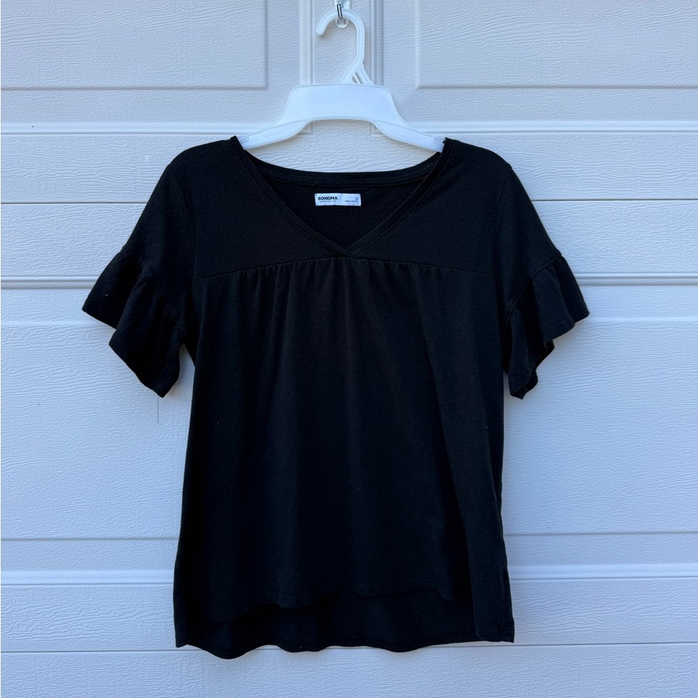 Sonoma Ruffle Sleeve Top✔️